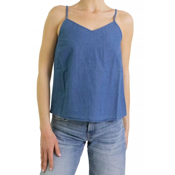 Canotta in denim Only